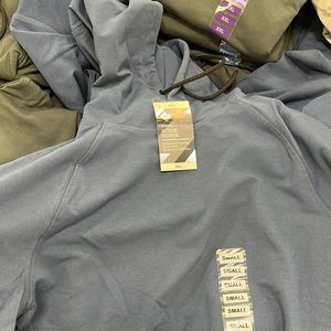 Just a man hoodie with pockets zip up